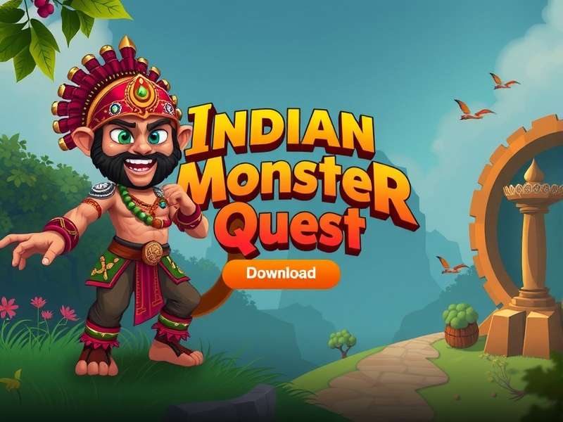 Indian Monster Quest Game Banner